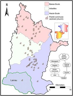 The social-ecological landscape of herding on the high mountain commons of Larrau in the western Pyrenees (France)